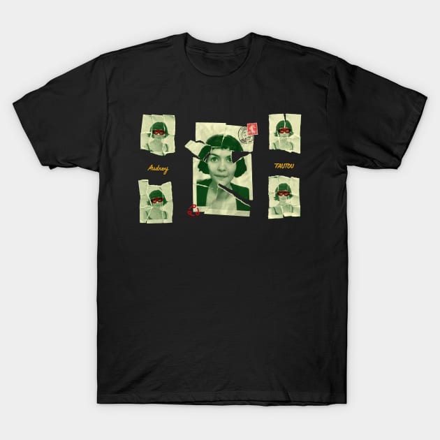 Amelie Movie Fan Art Design T-Shirt by O O Screen